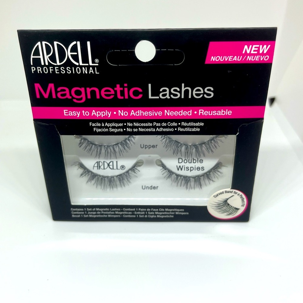 Ardell Professional 1 Set Of Magnetic Lashes Double Wispies No Adhesive Needed